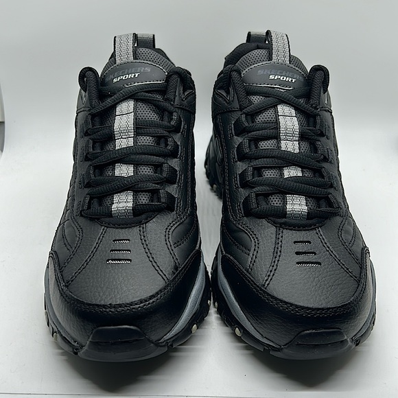 Skechers Sport NIB Black Energy After Burn Sneakers Shoes **Size 8** - Picture 2 of 6